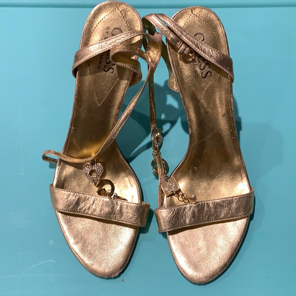 Guess by Marciano stilettos - 8 1/2 dressy gold